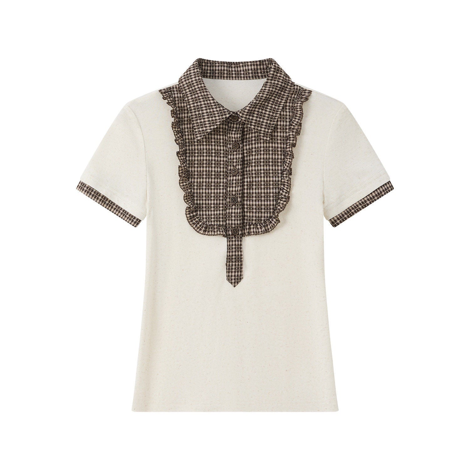 ALL_iN_plan_Modal_Waist_Slimming_Casual_Collared_A_Sleeve_Plaid_Women_Blouse_MISSTT