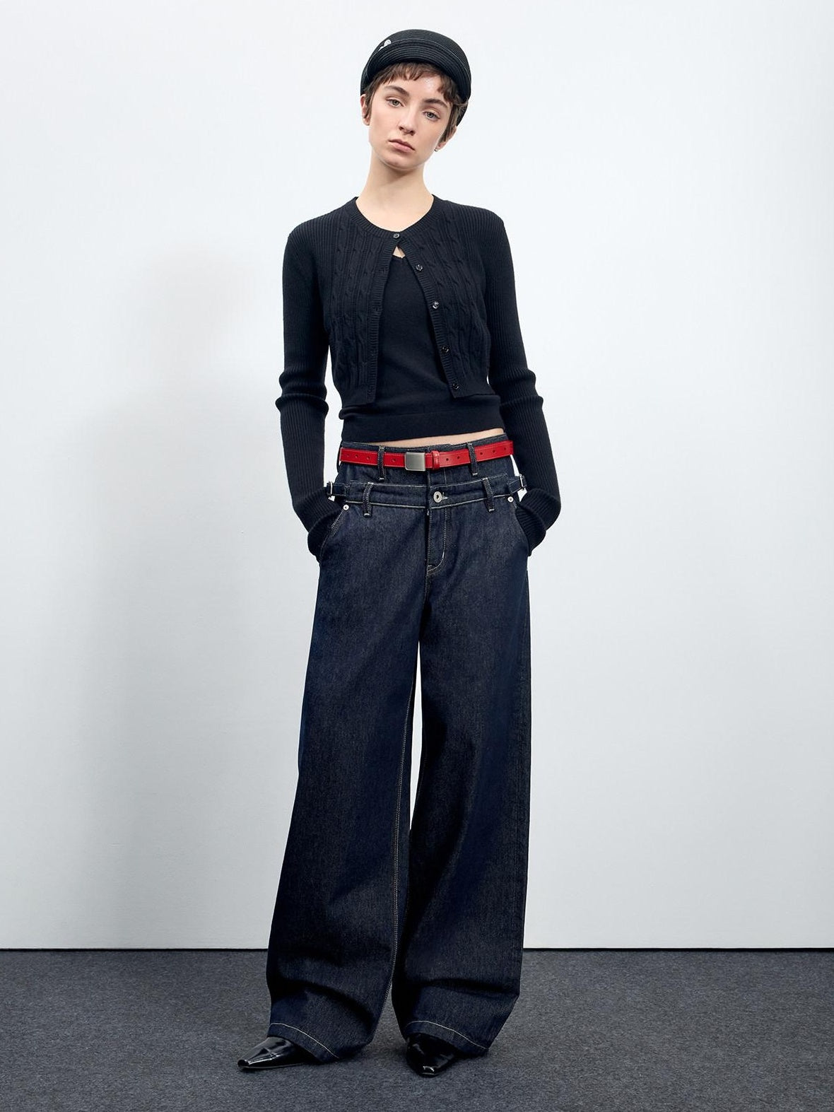 RUN TO THE FUTURE Washed Casual Loose Fit Natural Waist Womens Denim No Stretch Straight Jeans