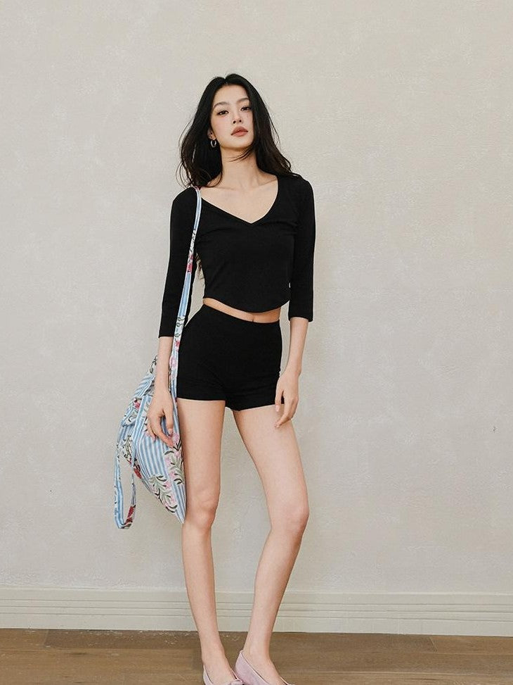 FU FRESH UP Skin Friendly Slim Fit High Waist Knit Women&