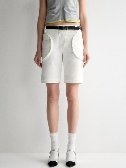 RUN TO THE FUTURE Recycled Fiber Original Micro Flare Low Waist Zip Fly Women Pocketed Chinos