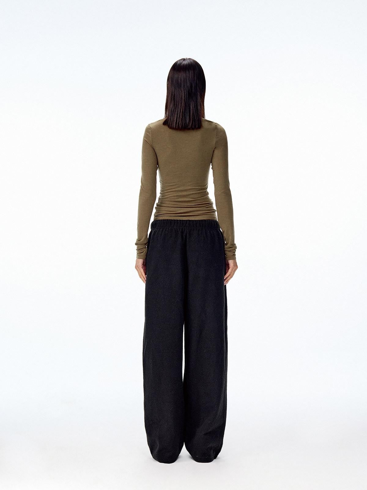 Northbutsouth Tricolor V-neck High Stretch Slim Women&