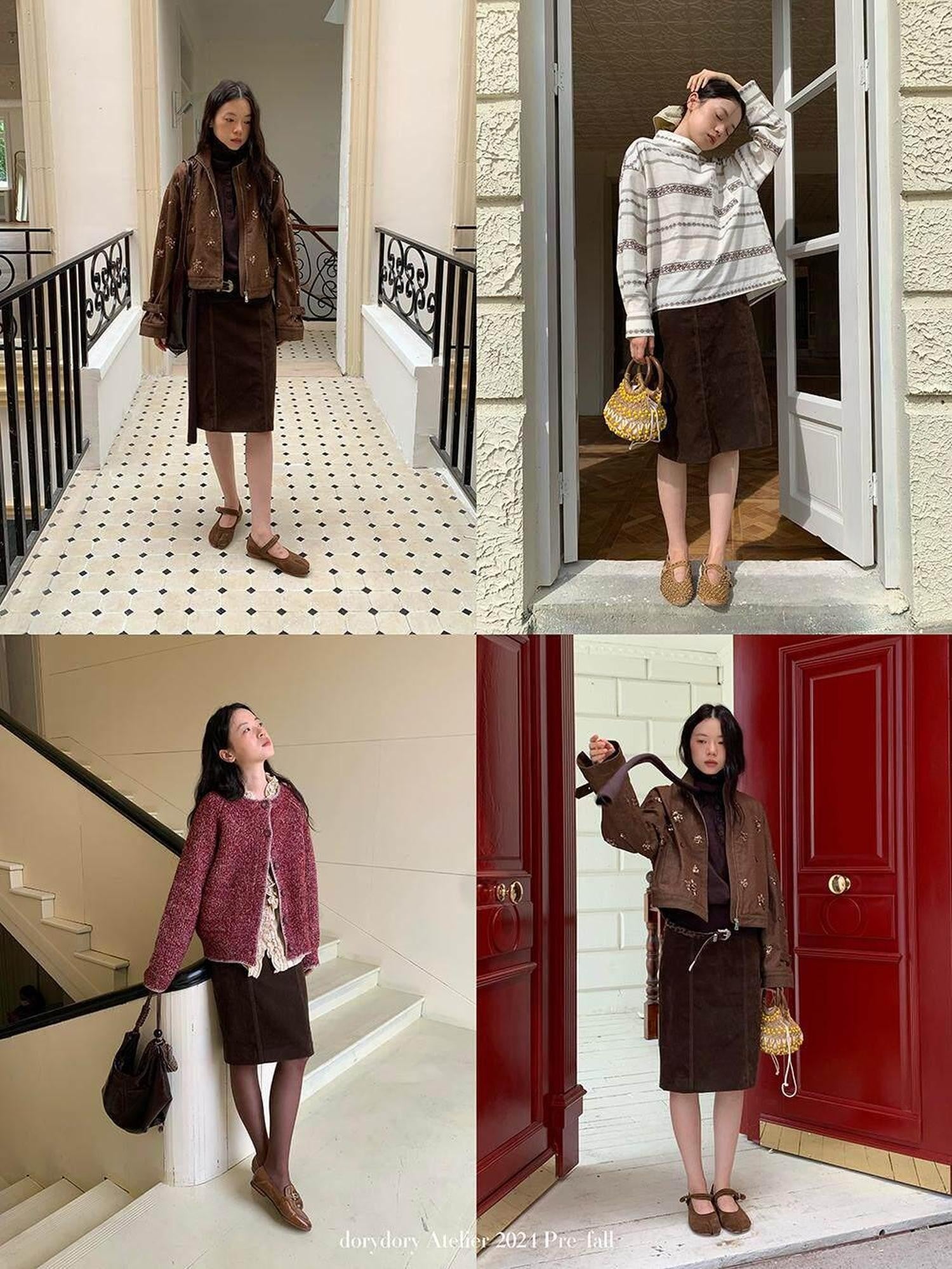 Dorydory Chic Straight Cut A Line Slim Fit Women&