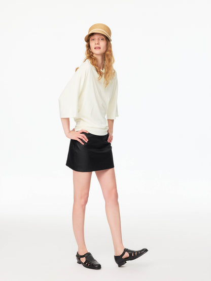 Northbutsouth A Line Coated Texture No Waistband Mid Low Rise Women&