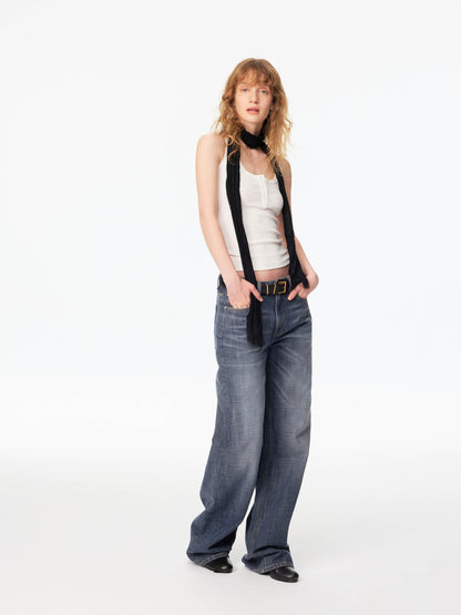 Northbutsouth Ribbed Slim Fit Multi Button Racerback Women&