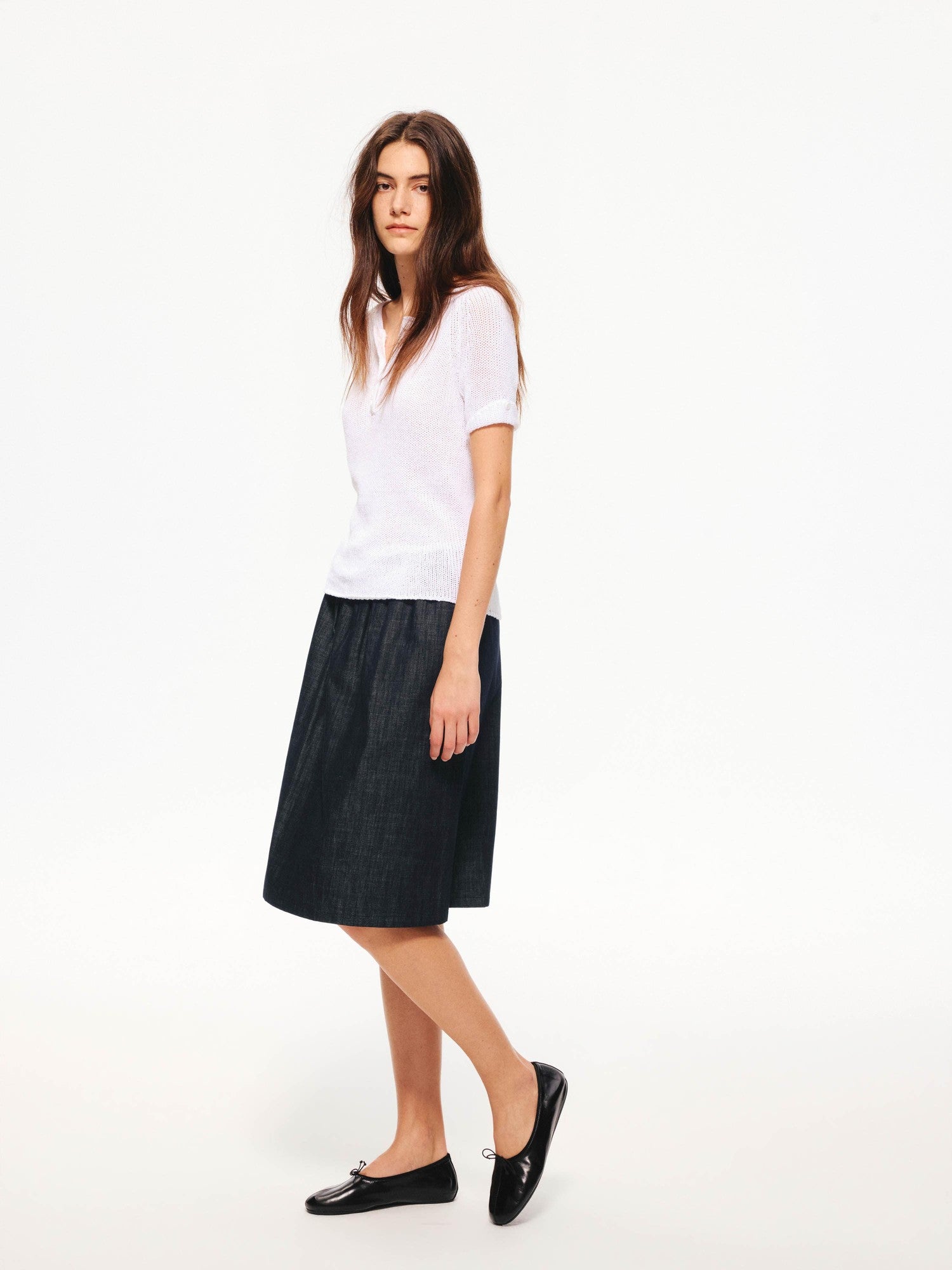 Northbutsouth Four Tone Multi Button Turnback Knit Women&