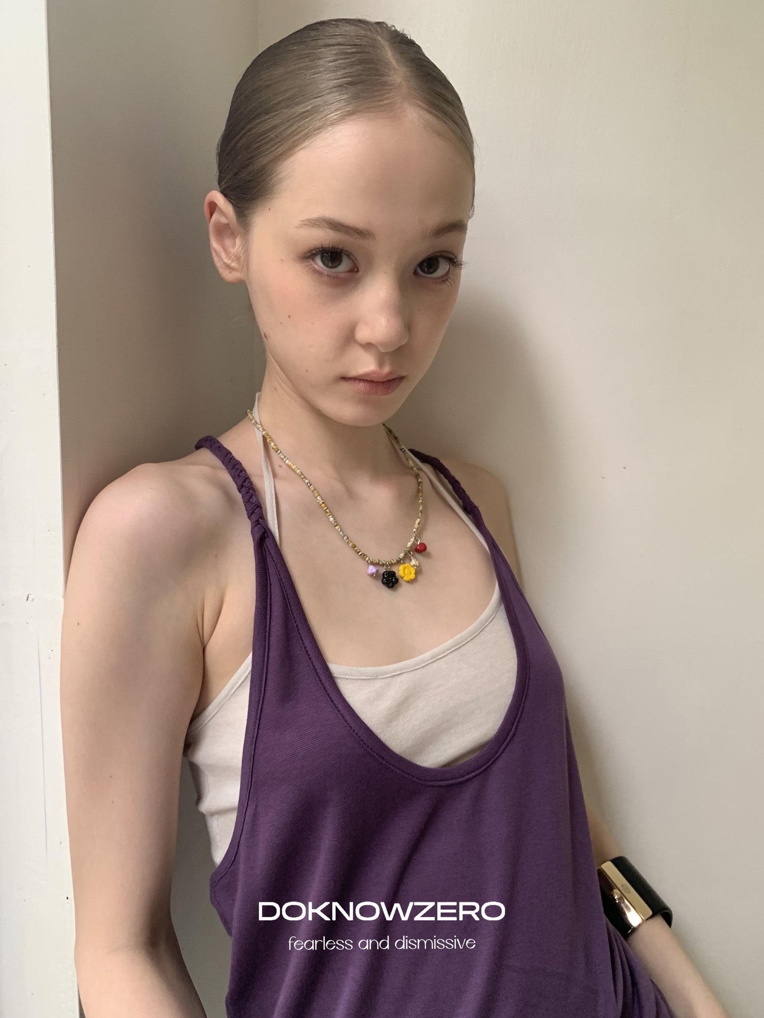DKZ OFFICIAL Colorblock Offset Twist Knot Women&