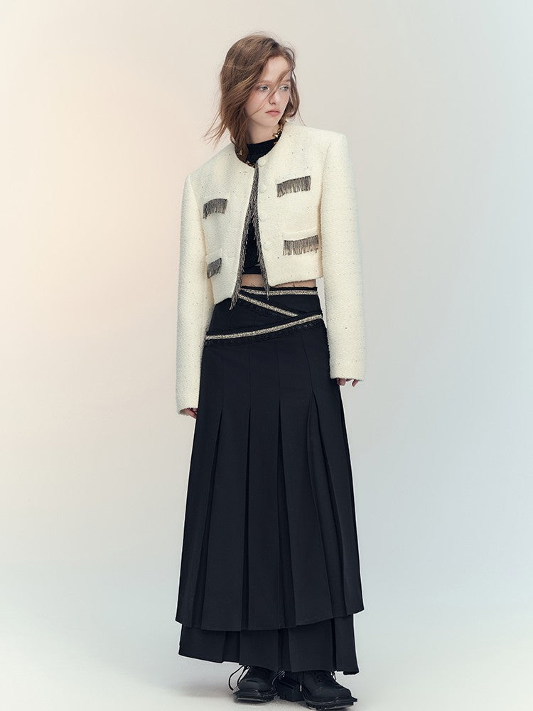 AnnoMundi Sequin Textured Boucle Two Piece Women&