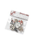 NO ROMANCE Punk Rock Vintage Metal Pin Badge With Edgy Design