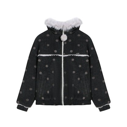 NAPSNAPS_Black_Polka_Dot_Reversible_Patchwork_Hooded_Women&