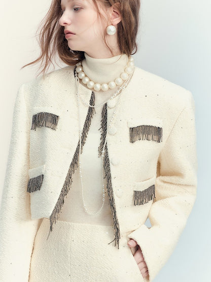 AnnoMundi Sequin Textured Boucle Two Piece Women&