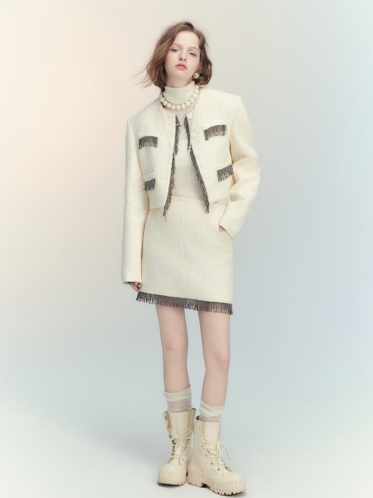 AnnoMundi Sequin Textured Boucle Two Piece Women&