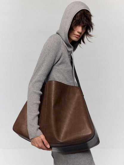 RUN TO THE FUTURE Large Zipper Pocket Casual Minimalist Single Strap Everyday Cross Body Bags