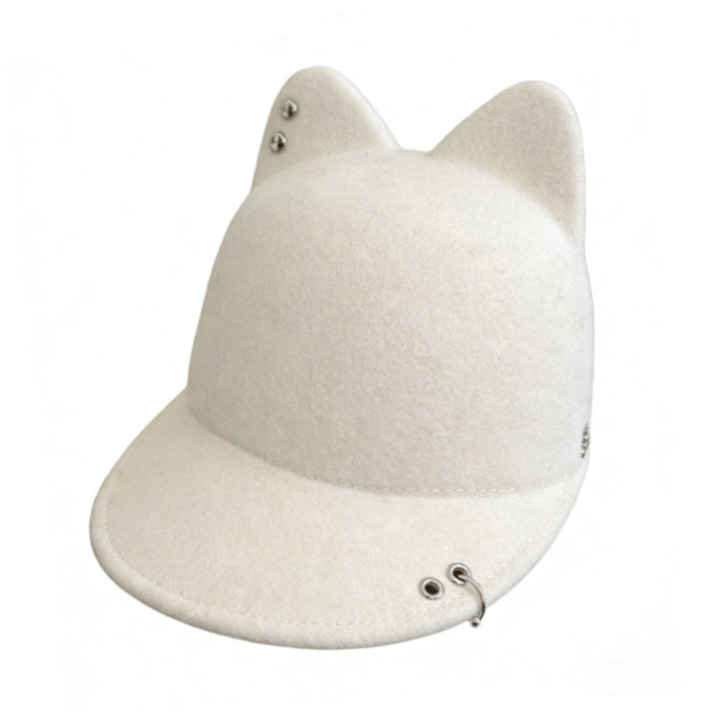 nit_alcove_Cozy_Wool_Adjustable_Casual_Unisex_Riding_Cap_Flat_Brim_Hats_MISSTT