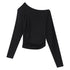 RUN_TO_THE_FUTURE_Moisture_Wicking_Lyocell_Slim_Asymmetric_Neck_Women_Solid_Long_Sleeve_T-Shirts_MISSTT