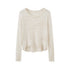DIDDI_MODA_Mist_Blue_Asymmetrical_One_Shoulder_Knit_Women&
