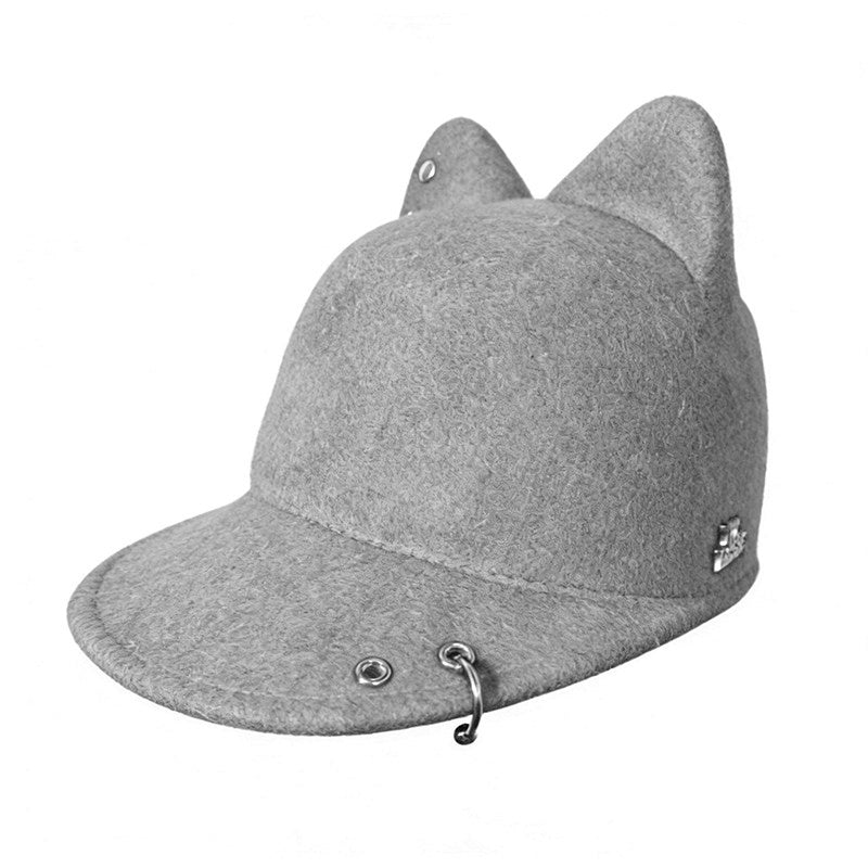 nit_alcove_Cozy_Wool_Adjustable_Casual_Unisex_Riding_Cap_Flat_Brim_Hats_MISSTT