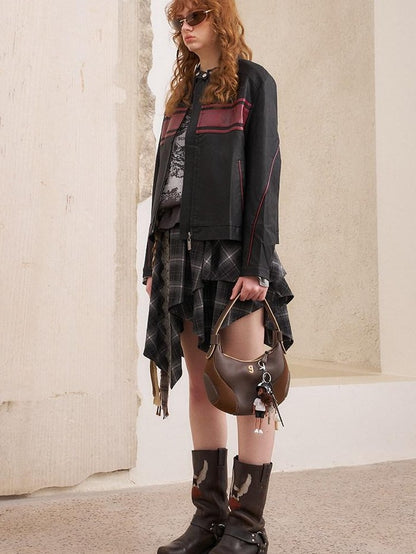 DIDDI MODA Butterfly Patchwork Hooded Women&