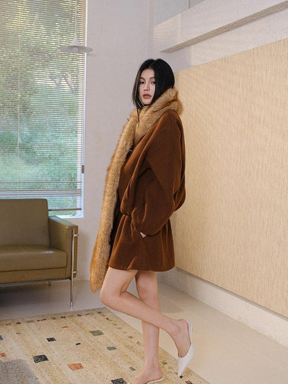 FU FRESH UP Youthful Loose Jacket Bubble Hem Women&