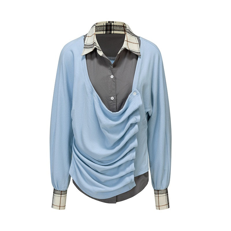 nit_alcove_Soft_Stretch_Cotton_Blend_Casual_Relaxed_Mandarin_Collar_Unisex_Blouses_MISSTT