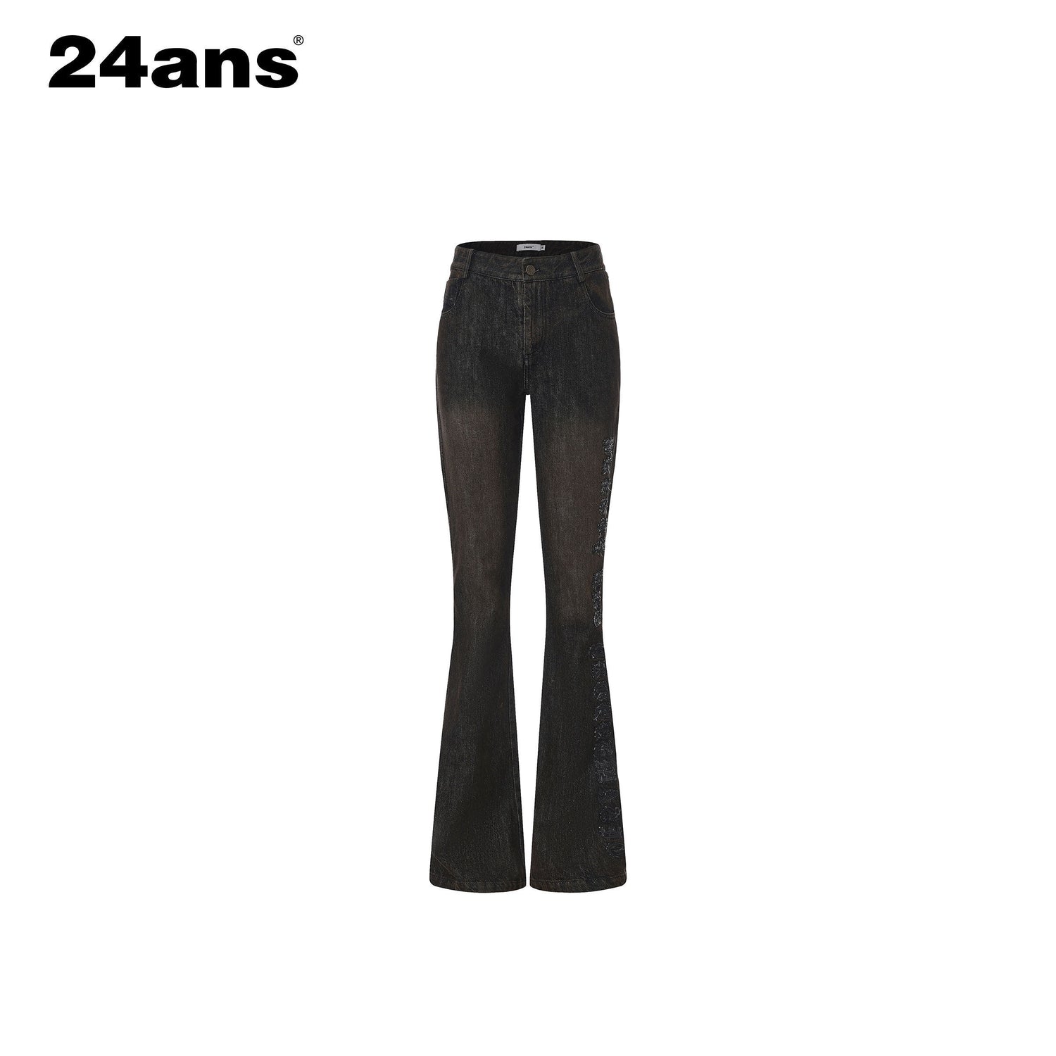 24ans_Breathable_Cotton_Linen_Notched_Collar_Low_Waist_Women_Top_&amp;_Pants_Sets_MISSTT