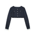 7Shiftin_Blue_Boucle_Slim_Short_Jacket_Two_Piece_Women&