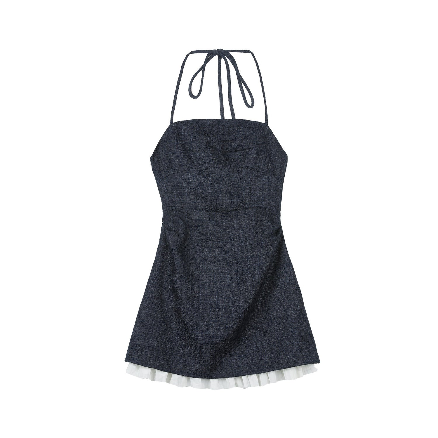 7Shiftin_Blue_Boucle_Slim_Short_Jacket_Two_Piece_Women&