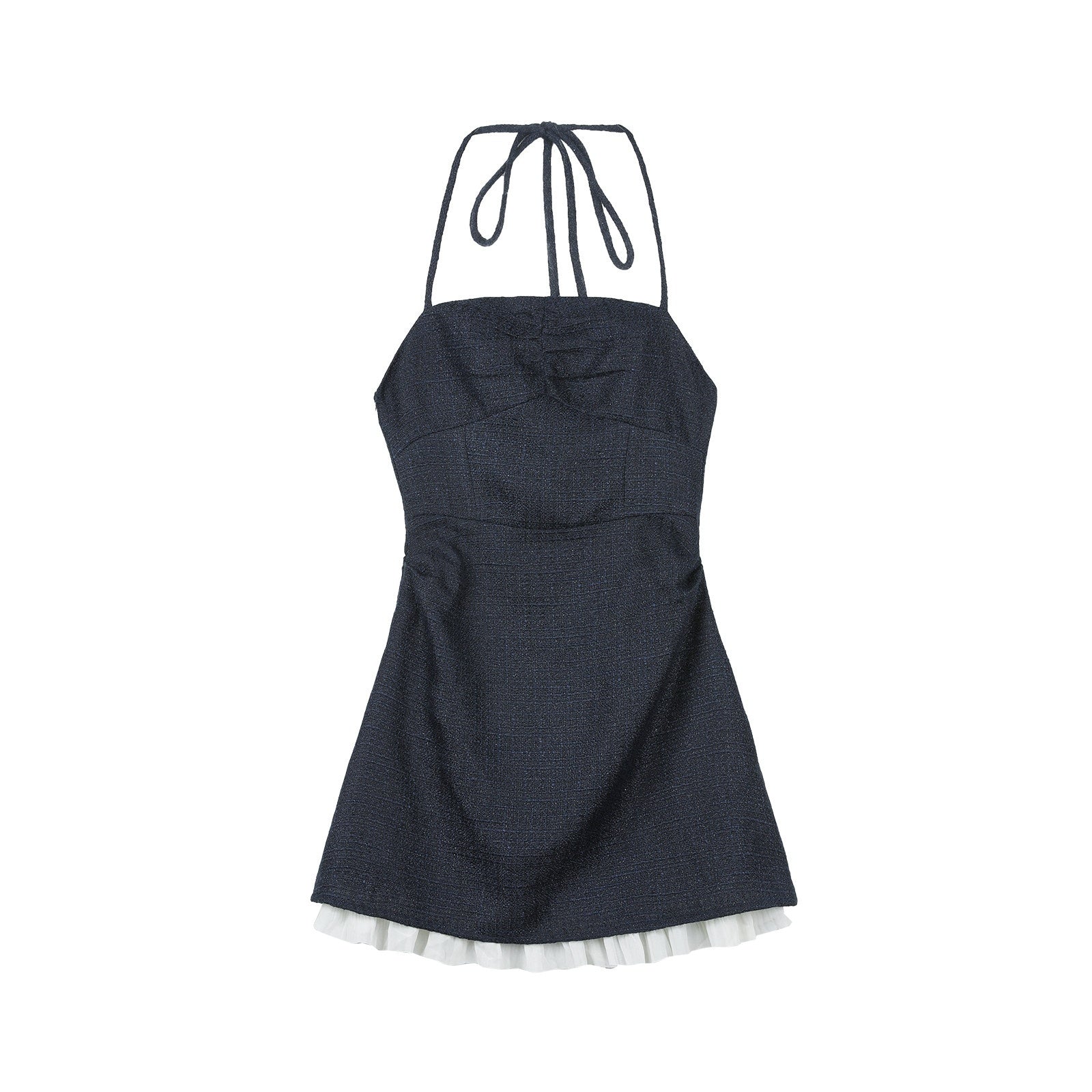7Shiftin_Blue_Boucle_Slim_Short_Jacket_Two_Piece_Women&