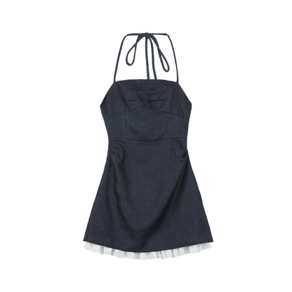 7Shiftin_Blue_Boucle_Slim_Short_Jacket_Two_Piece_Women&