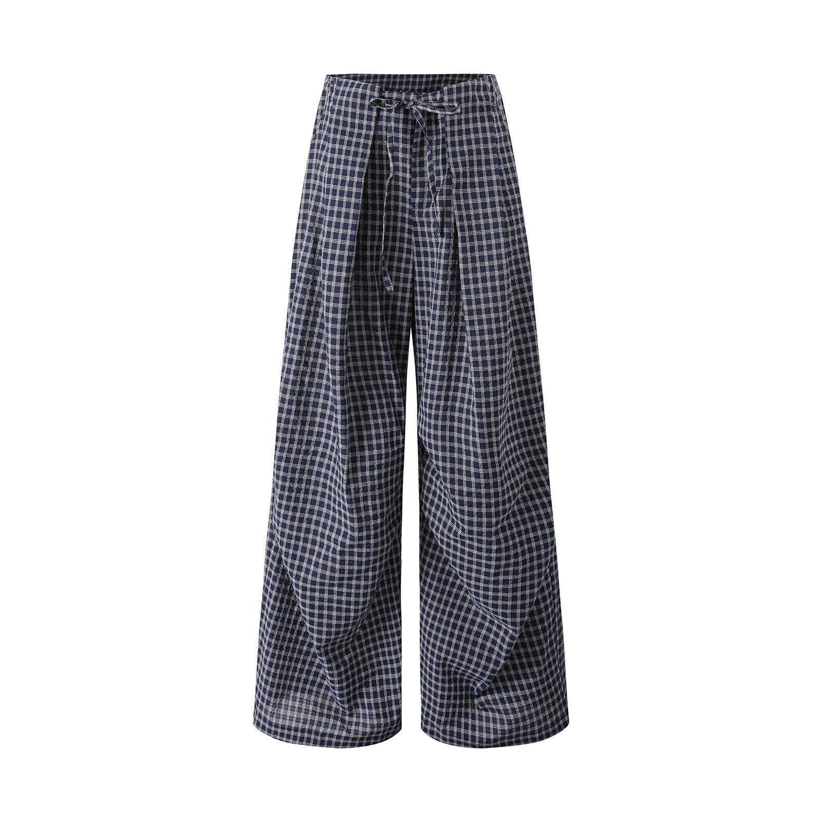 7Shiftin_Blue_Checked_Pocket_Relaxed_Natural_Waist_Women&