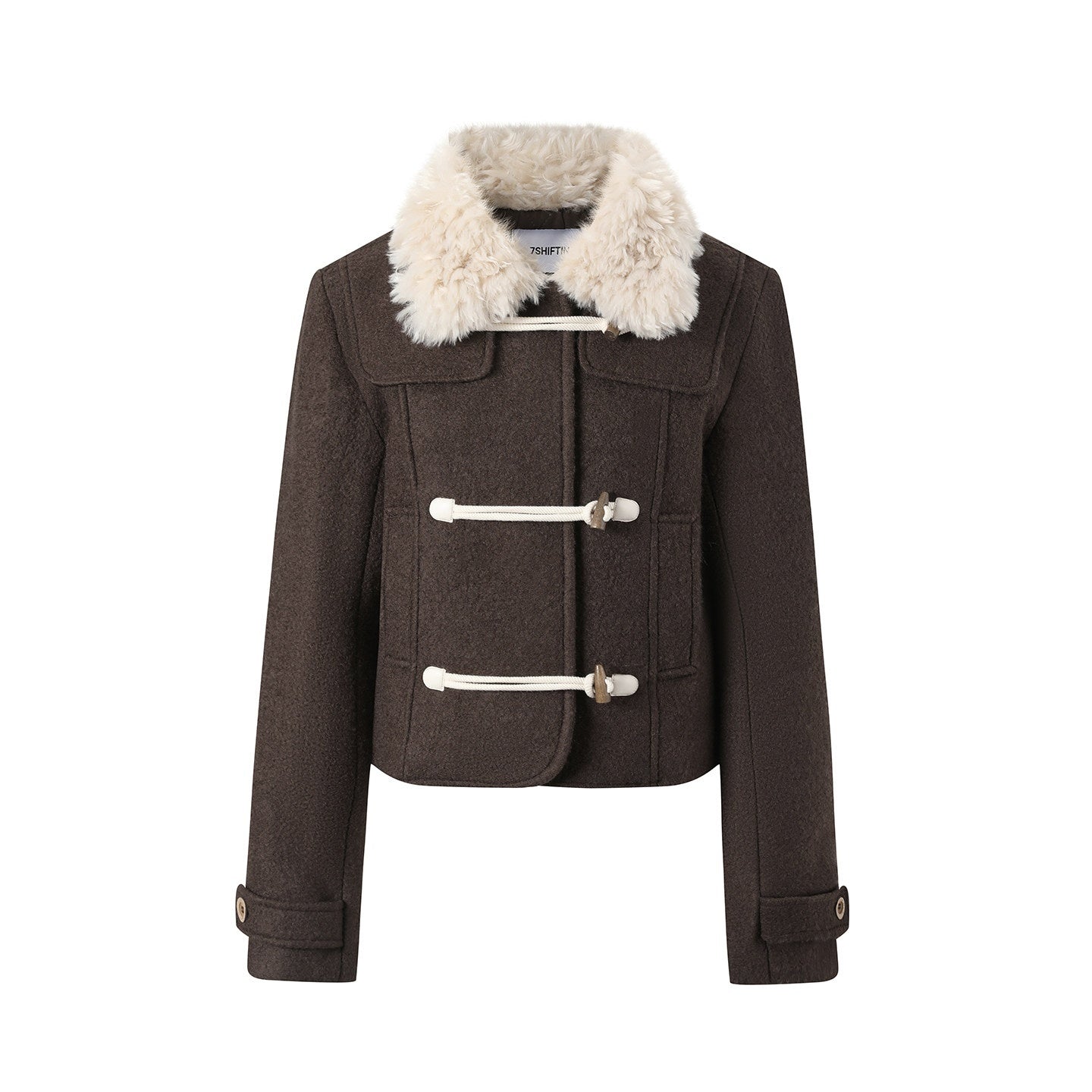 7Shiftin_Brown_Spliced_Quilted_Fur_Collar_Toggle_Slim_Women&