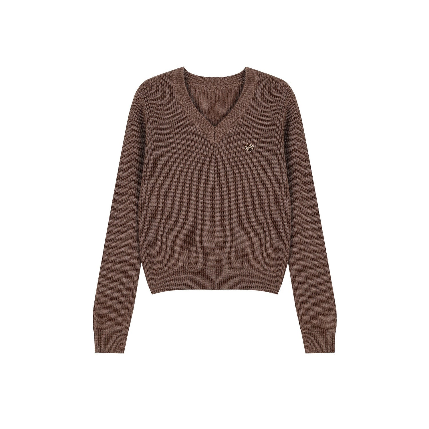 7Shiftin_Chestnut_Retro_College_Layered_Pullover_Shirt_Women&