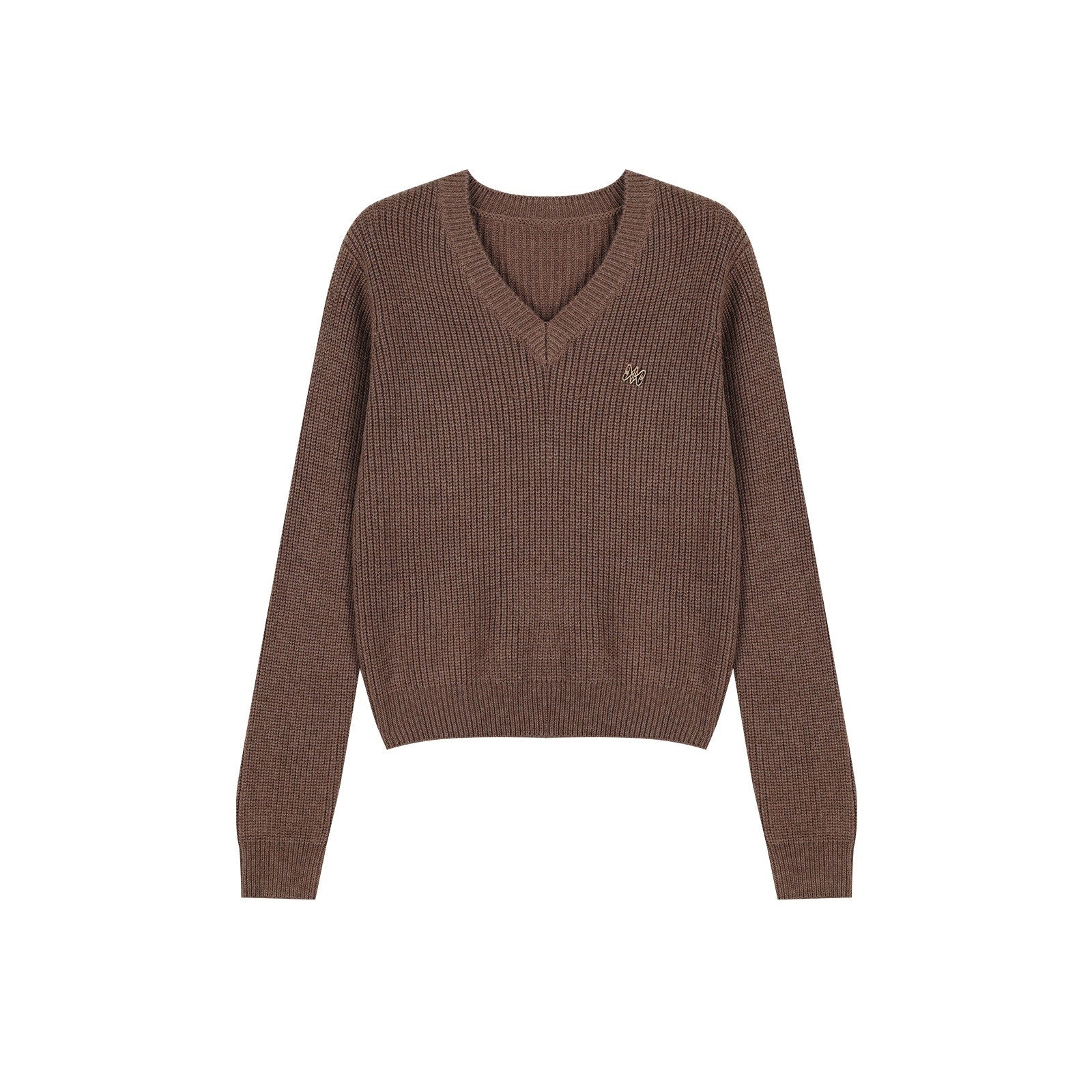 7Shiftin_Chestnut_Retro_College_Layered_Pullover_Shirt_Women&