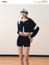 7Shiftin Collegiate Slim Fit Knit Cardigan Women&