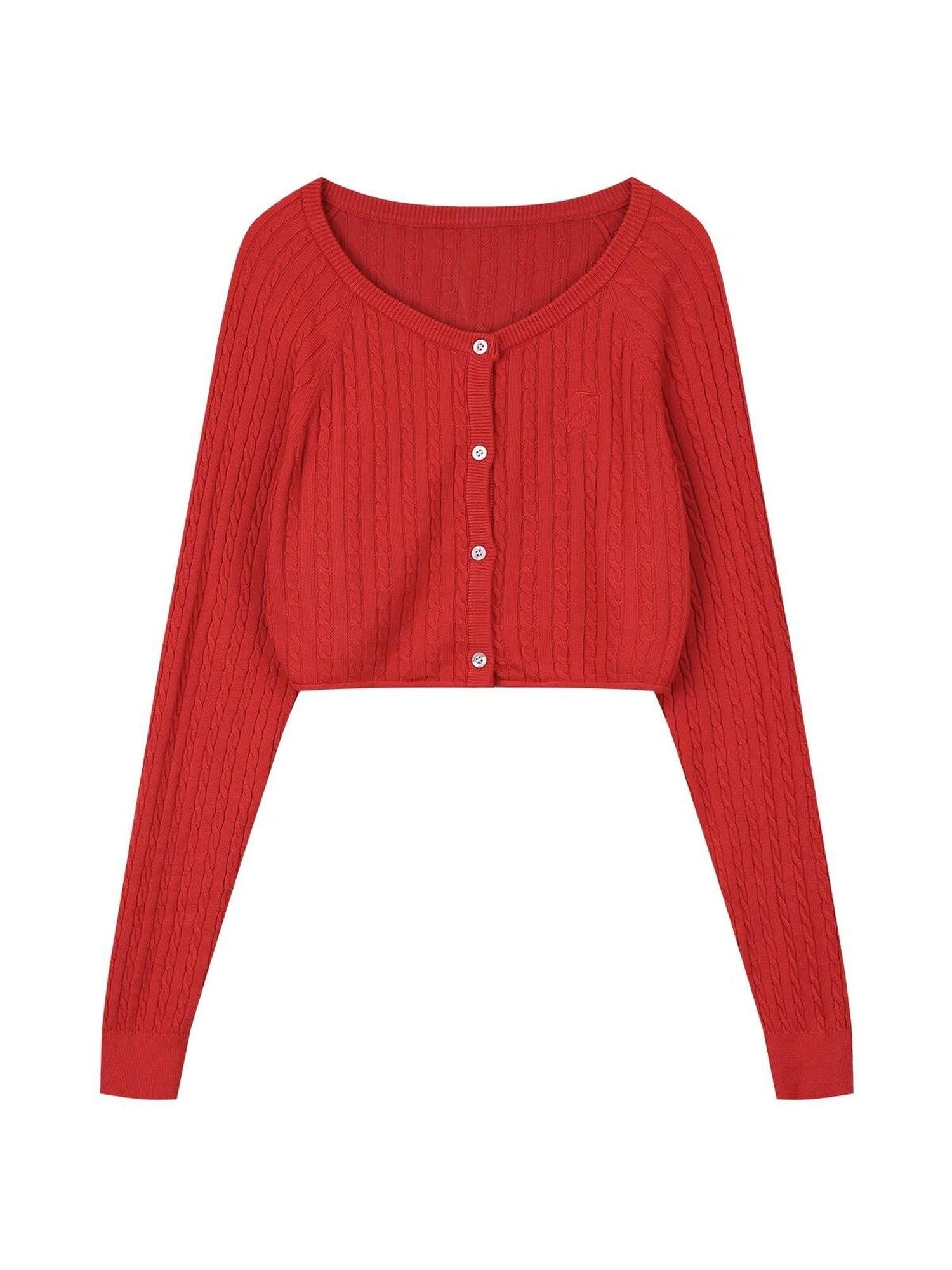7Shiftin Collegiate Slim Fit Knit Cardigan Women&