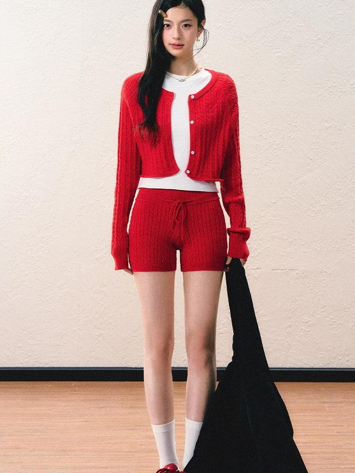 7Shiftin Collegiate Slim Fit Knit Cardigan Women&