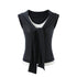 7Shiftin_Colorblock_Tie_V-neck_Slim_Women&