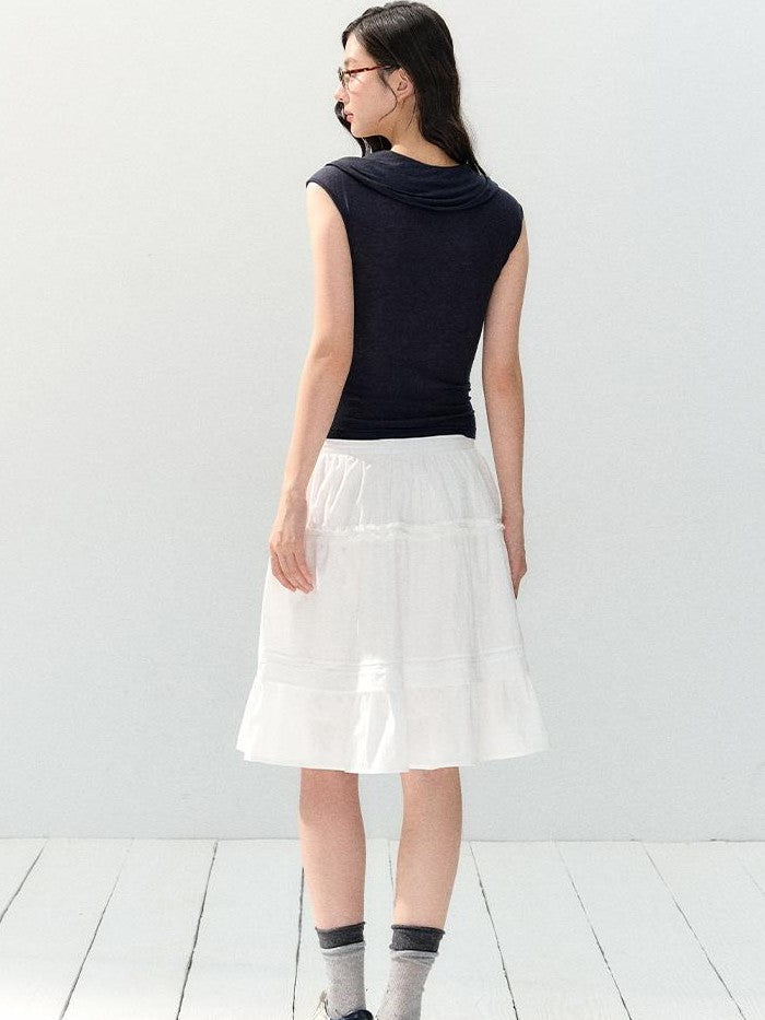 7Shiftin Colorblock Tie V-neck Slim Women&