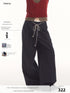 7Shiftin_Contrast_Drawstring_Spliced_Striped_Women&