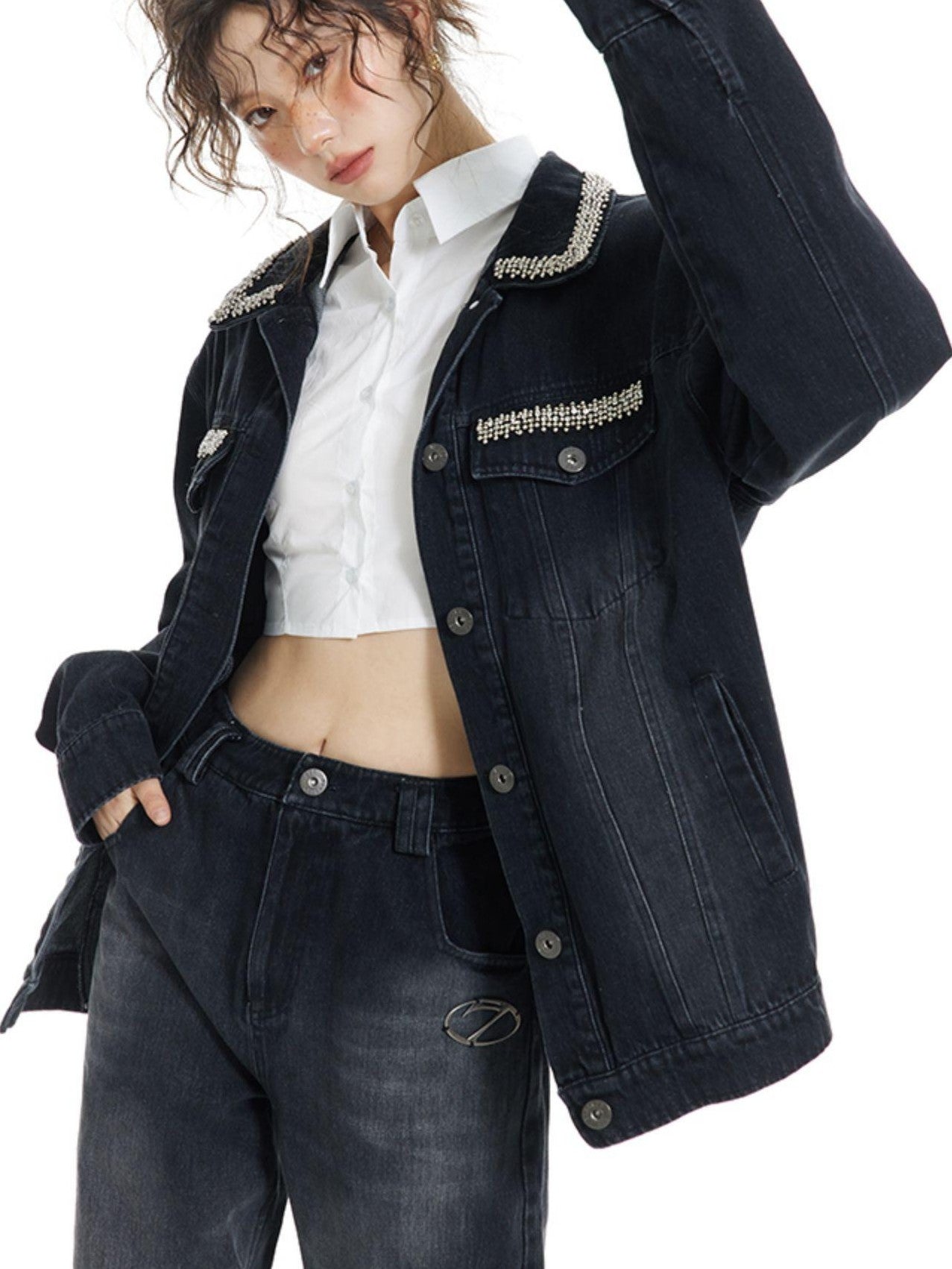 7Shiftin Dark Vintage Lace Trim Women&