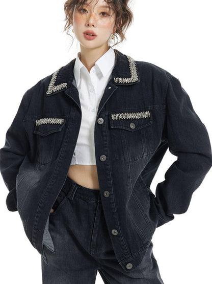 7Shiftin Dark Vintage Lace Trim Women&