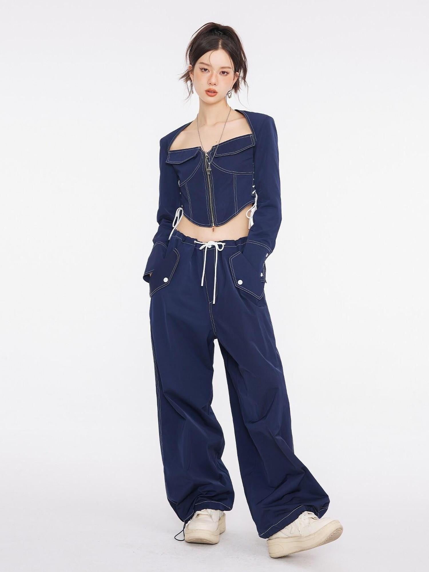 7Shiftin Drawstring Utility Women&