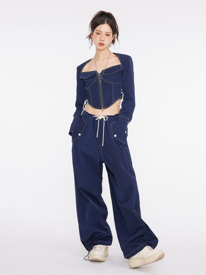 7Shiftin Drawstring Utility Women&