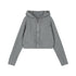 7Shiftin_Gray_Hooded_Double_Zipper_Cardigan_Women&