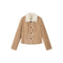 7Shiftin_Khaki_Slim_Fit_Short_Plush_Shearling_Women&
