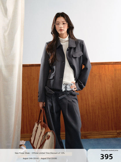 7Shiftin_Lace_Waistband_Lapel_Relaxed_Korean_Vintage_Women&