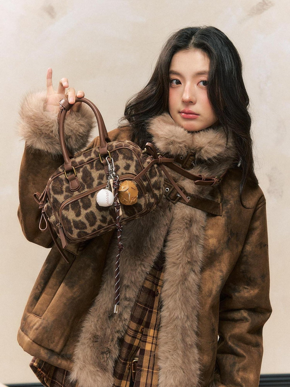 7Shiftin Leopard Print Structured Convertible Women&