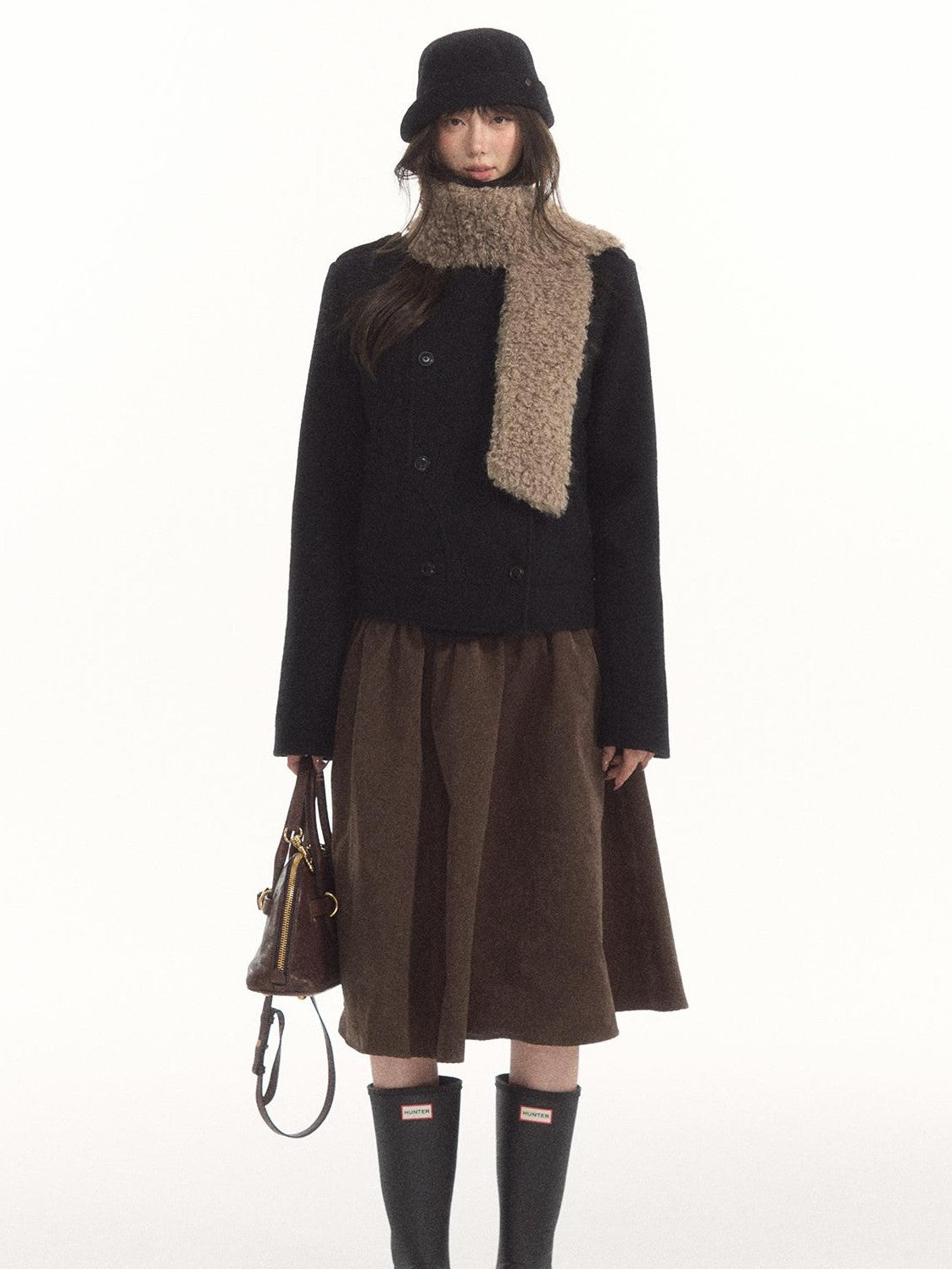 7Shiftin Light Coffee Teddy Fleece Soft Warm Women&