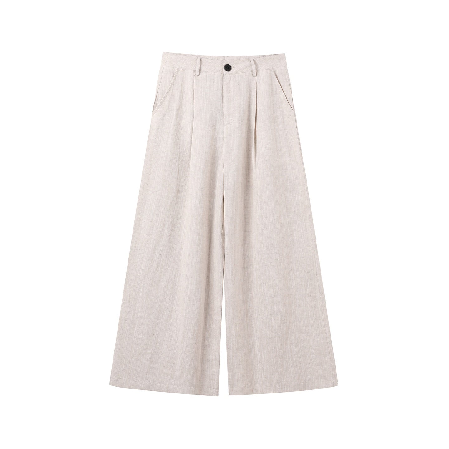 7Shiftin_Light_Khaki_High_Waist_Draped_Loose_Women&