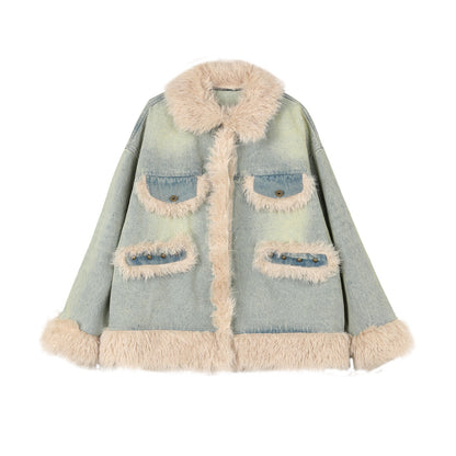 7Shiftin_Light_Wash_Plush_Spliced_Frayed_Hem_Women&