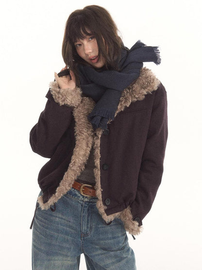 7Shiftin Navy Fringe Rectangular Solid Women&